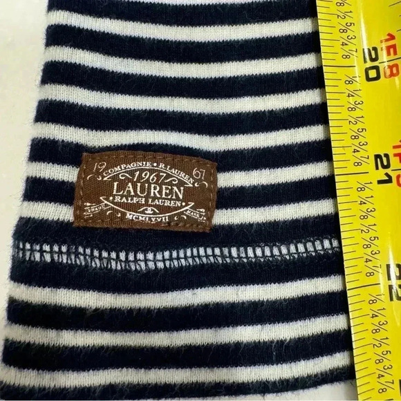 RALPH LAUREN Long Sleeve Women Shirt Elbow Patches Shoulder Zipper Size  Medium - Picture 7 of 10